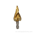 HSS Hex Shank Spiral Flute Step Drill Bit